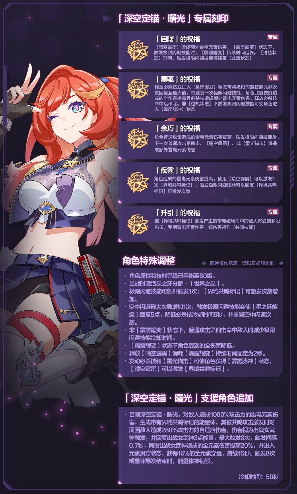 《崩壞3》深空定錨曙光專屬刻印是什麽 深空定錨曙光樂土專屬刻印效果