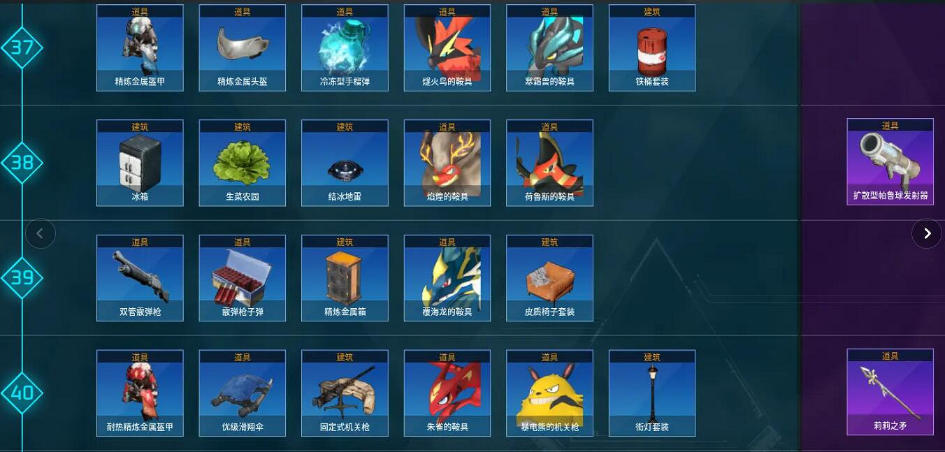 《幻獸帕魯》鞍具一覽 《幻獸帕魯》鞍具一覽