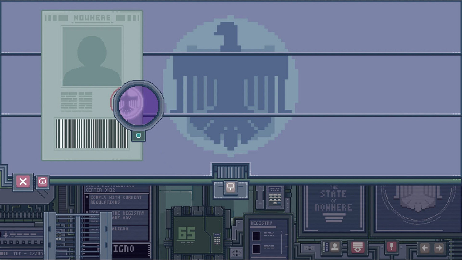 單人模擬遊戲《The State of Nowhere》Steam頁面 暫不支援中文