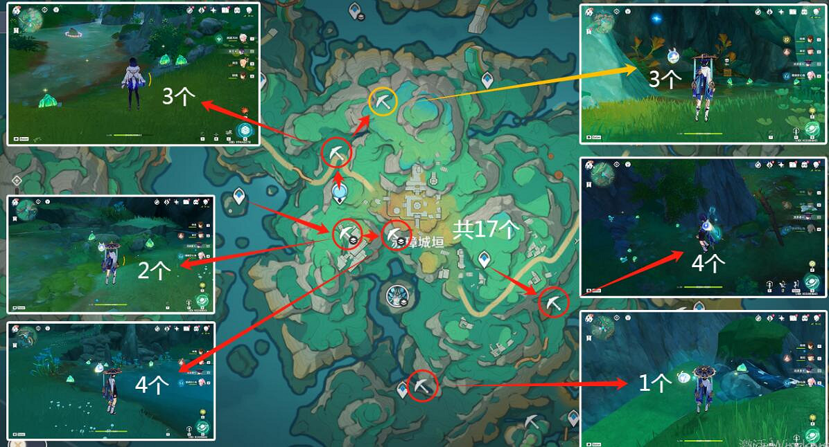 《原神》4.4沉玉谷清水玉採集路線分享 《原神》4.4沉玉谷清水玉採集路線分享