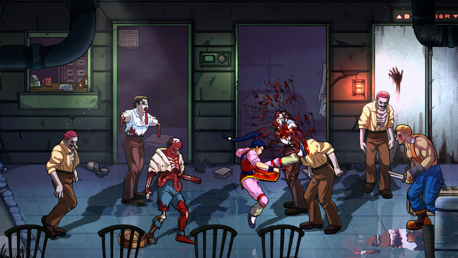 橫版街機《午夜殺生重製版》上架Steam 2024年發售