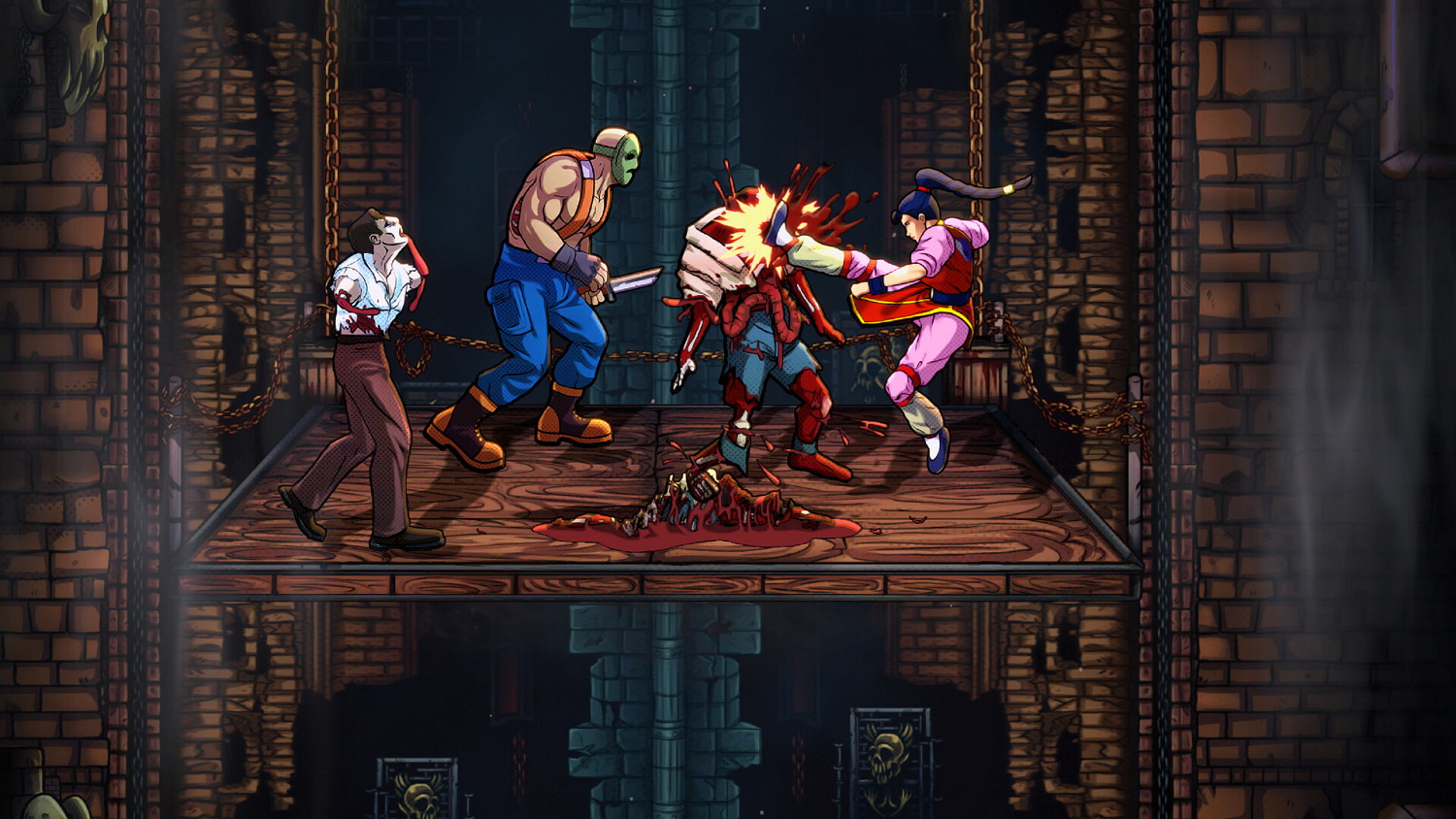 橫版街機《午夜殺生重製版》上架Steam 2024年發售