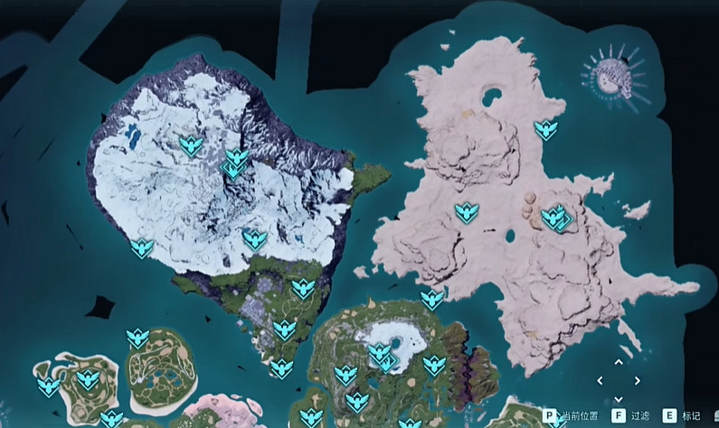 《幻獸帕魯》巨鷲之像位置攻略