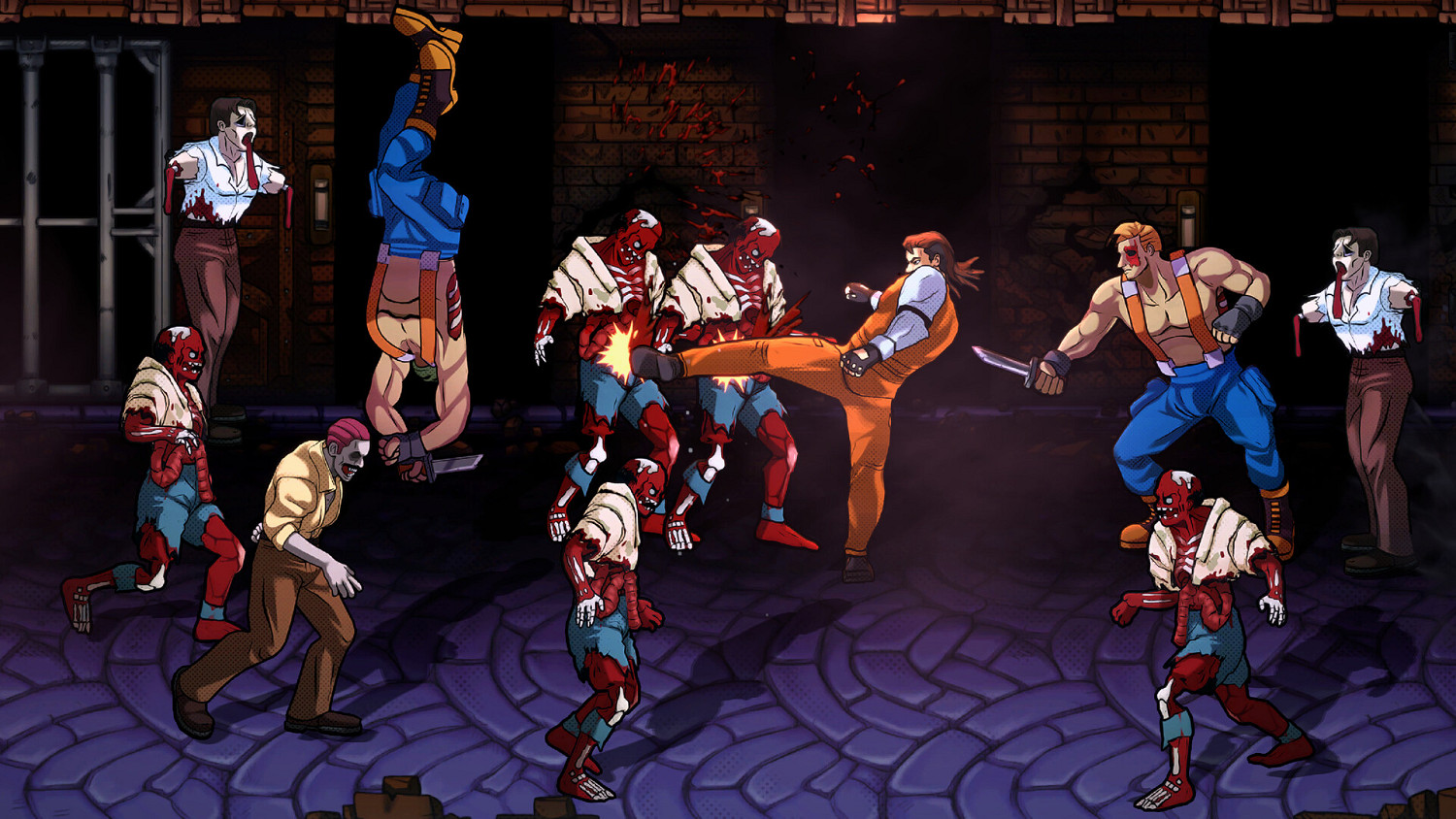 橫版街機《午夜殺生重製版》上架Steam 2024年發售