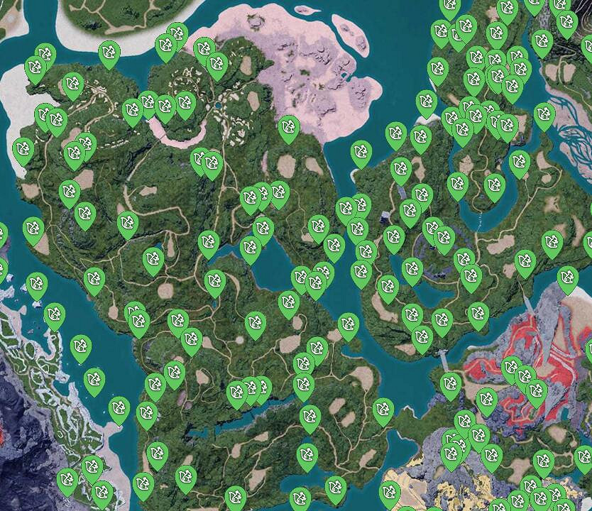 《幻獸帕魯》翠葉鼠雕像全地圖收集位置大全 《幻獸帕魯》翠葉鼠雕像全地圖收集位置大全