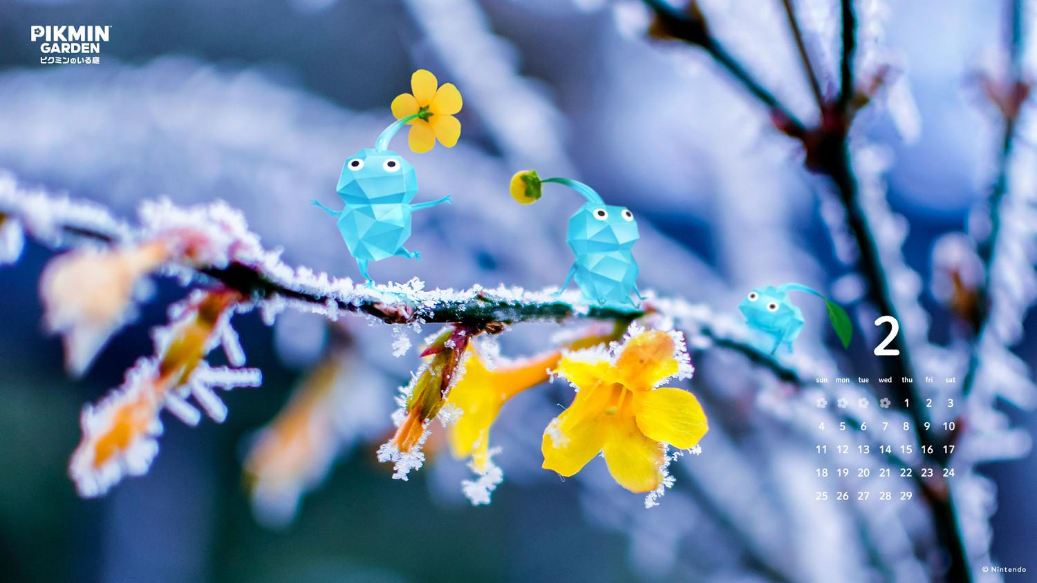 《皮克敏4》2月日曆壁紙分享!任天堂官網免費領取 《皮克敏4》2月日曆壁紙分享!任天堂官網免費領取