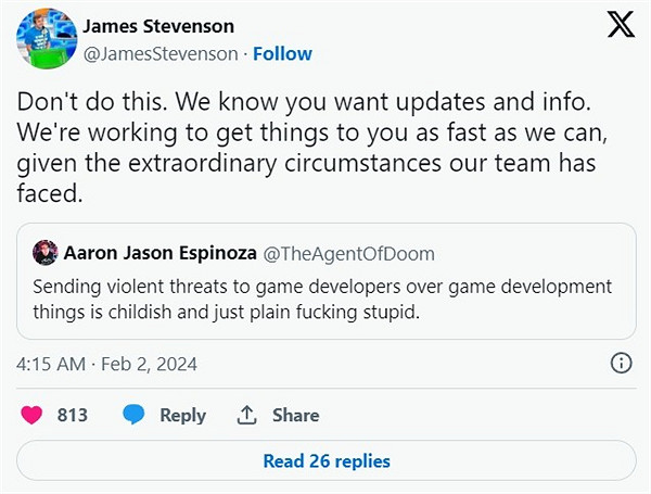 《蜘蛛人2》更新不及時遭辱罵 失眠組稱其幼稚且愚蠢