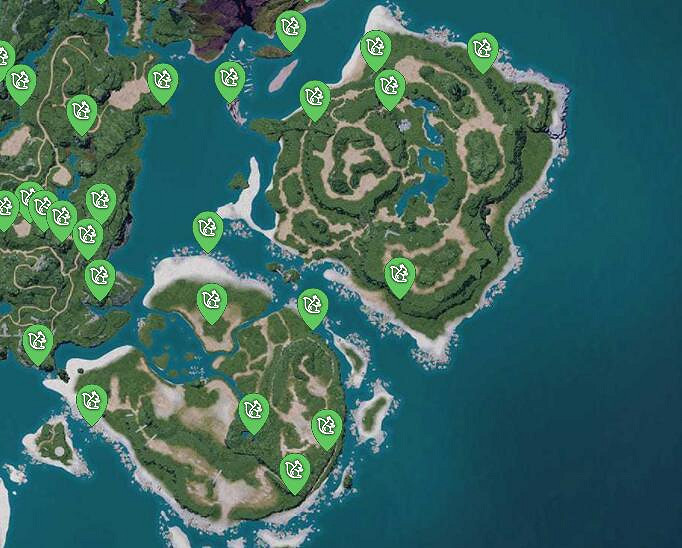 《幻獸帕魯》翠葉鼠雕像全地圖收集位置大全 《幻獸帕魯》翠葉鼠雕像全地圖收集位置大全