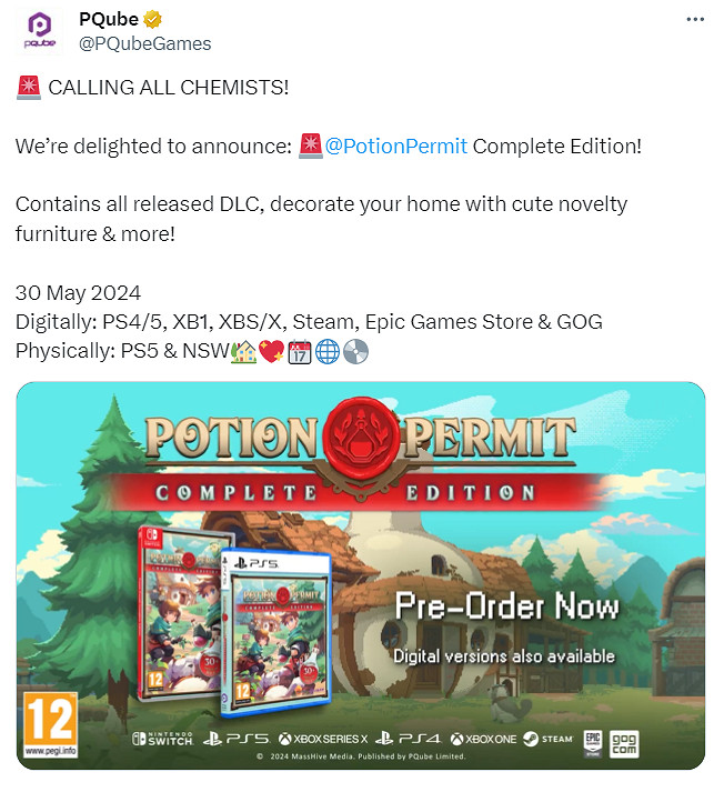 像素RPG《杏林物語》完整版5月30日上線！包含所有DLC