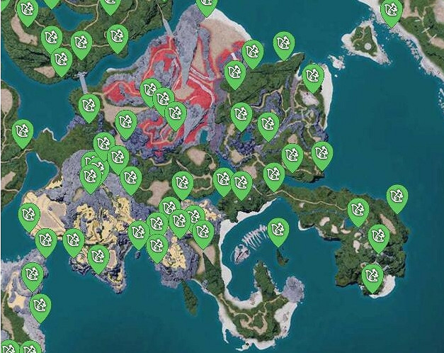 《幻獸帕魯》翠葉鼠雕像位置 《幻獸帕魯》翠葉鼠雕像位置