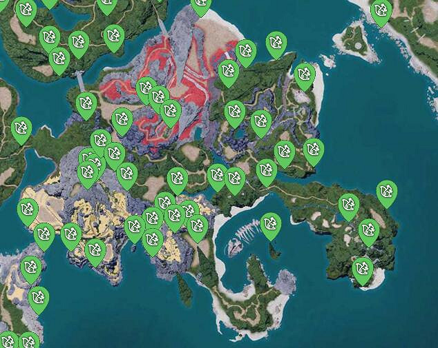 《幻獸帕魯》翠葉鼠雕像全地圖收集位置大全 《幻獸帕魯》翠葉鼠雕像全地圖收集位置大全