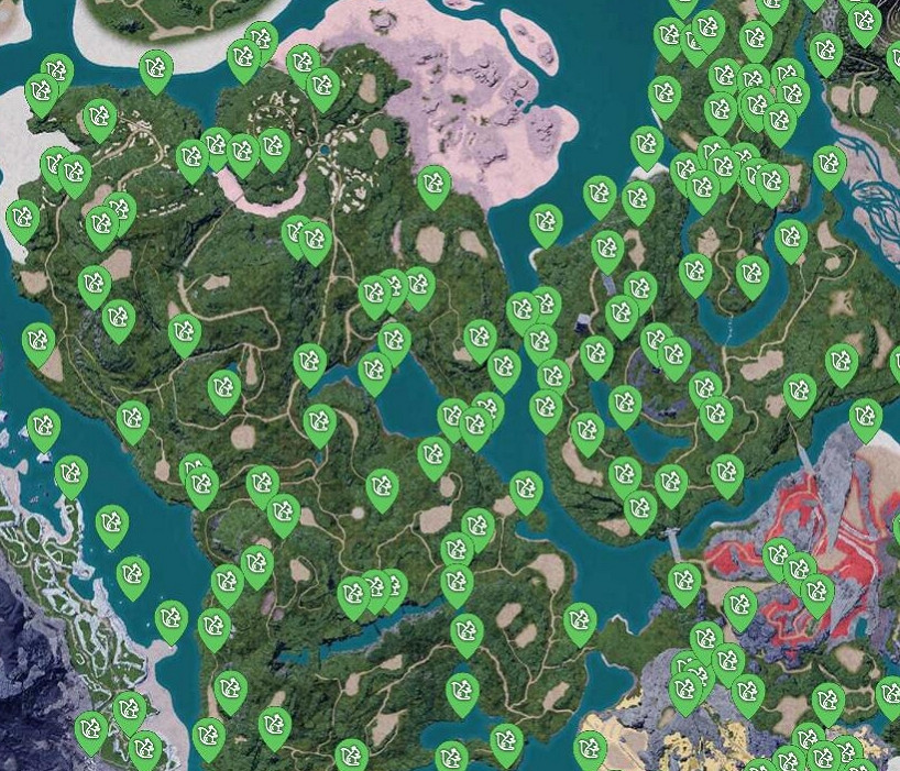 《幻獸帕魯》翠葉鼠雕像位置 《幻獸帕魯》翠葉鼠雕像位置