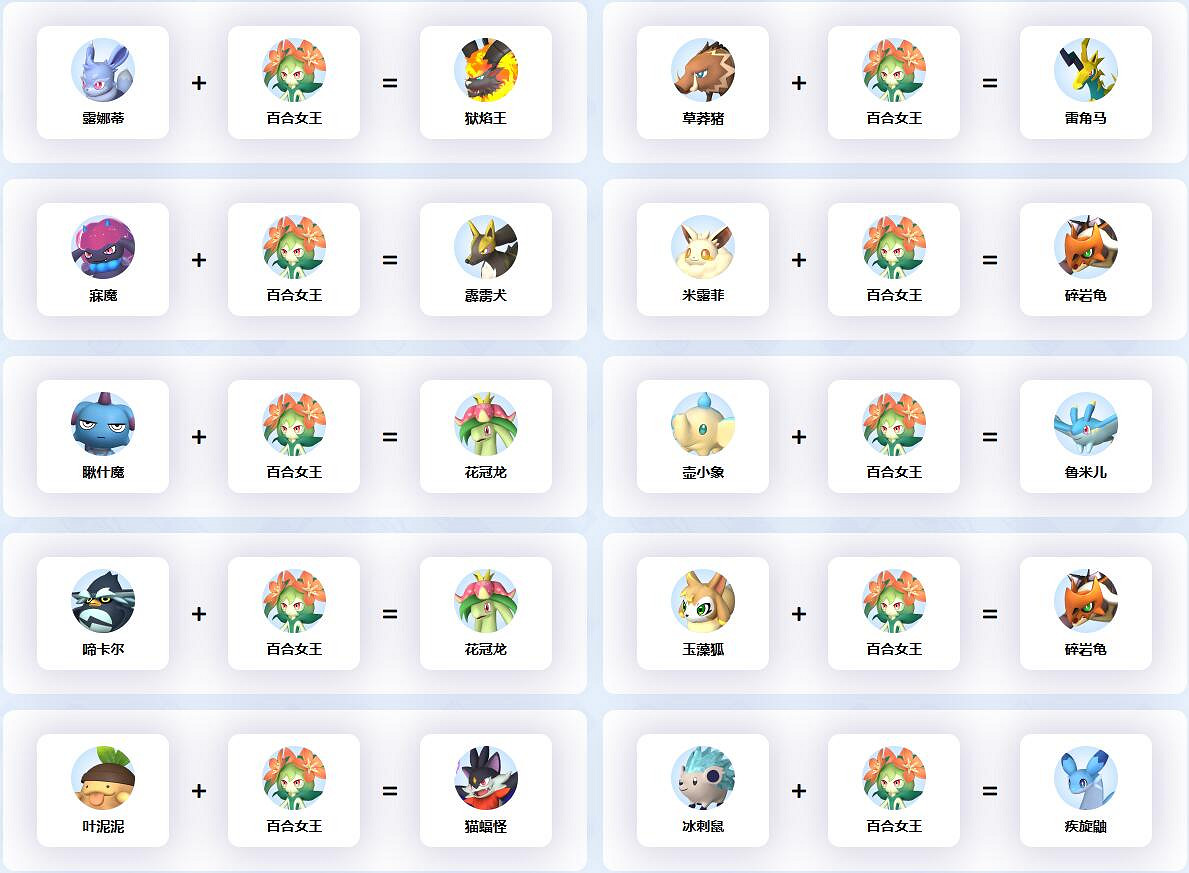 《幻獸帕魯》百合之王孵化繁殖公式 《幻獸帕魯》百合之王孵化繁殖公式