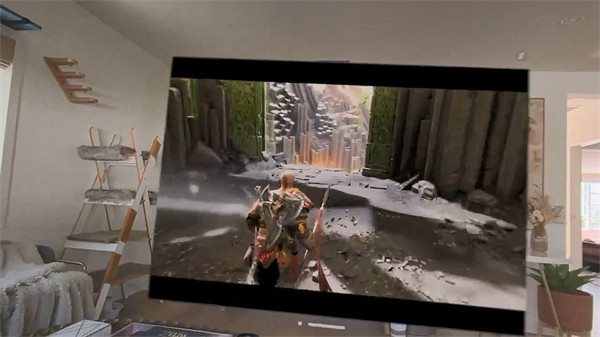 蘋果MR頭顯遊玩PS5《戰神5》:表現良好 幀數略有降低 蘋果MR頭顯遊玩PS5《戰神5》:表現良好 幀數略有降低