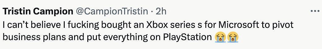 玩家吐槽Xbox獨占遊戲登陸PS5：買Xbox的意義何在？