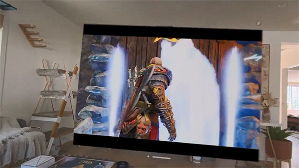 蘋果MR頭顯遊玩PS5《戰神5》:表現良好 幀數略有降低 蘋果MR頭顯遊玩PS5《戰神5》:表現良好 幀數略有降低