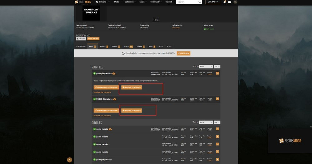 《幻獸帕魯》伺服器mod安裝教學