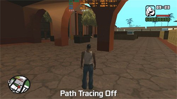《GTA:SA》RTX mod:4080也難在1440p下穩定60幀 《GTA:SA》RTX mod:4080也難在1440p下穩定60幀