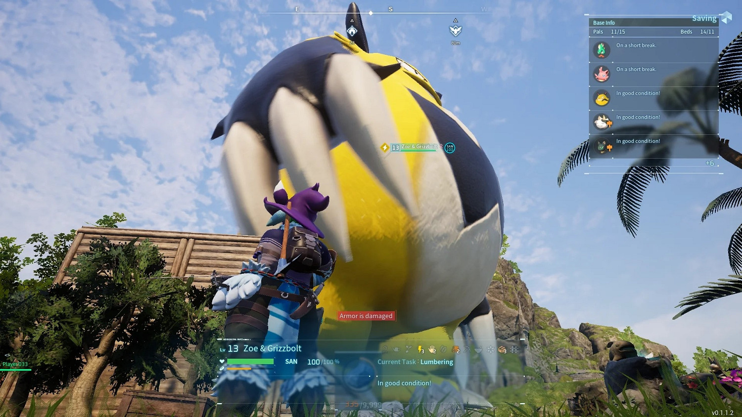 近日玩家發現《幻獸帕魯》新BUG！讓帕魯有樹木一樣高！！