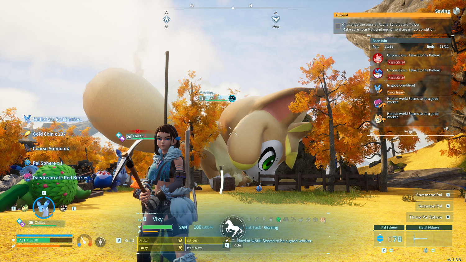 近日玩家發現《幻獸帕魯》新BUG！讓帕魯有樹木一樣高！！