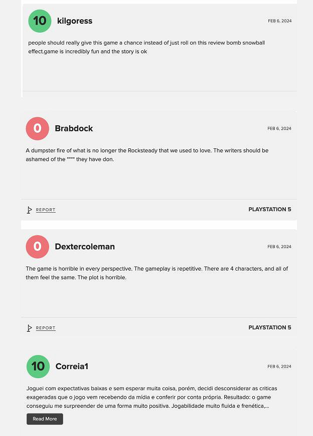 《自殺突擊隊》成今年玩家評分最低遊戲：M站大量0分差評