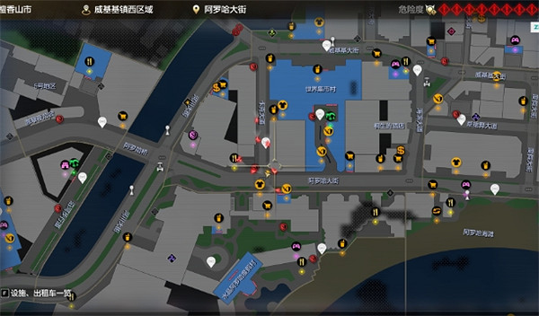 《人中之龍8》熱帶巡回攝影賽威基基鎮周邊位置介紹 《人中之龍8》熱帶巡回攝影賽威基基鎮周邊位置介紹