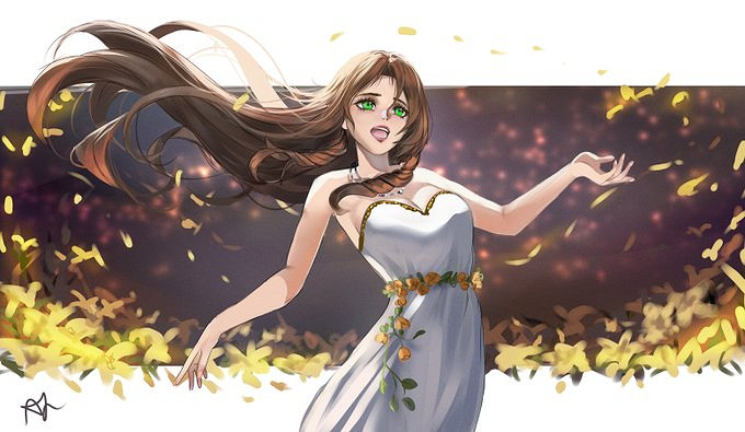 《FF7重生》愛麗絲生日快樂！大量粉絲曬同人圖慶生！