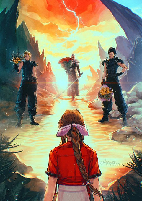 《FF7重生》愛麗絲生日快樂！大量粉絲曬同人圖慶生！