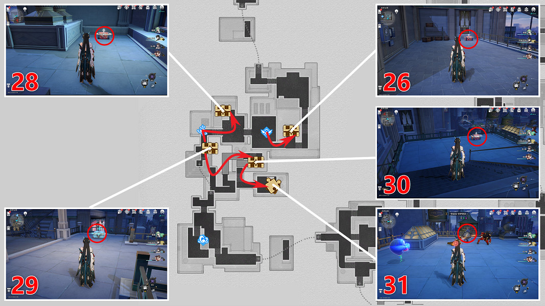 《崩壞星穹鐵道》築夢邊境寶箱全收集 築夢邊境寶箱位置一覽 《崩壞星穹鐵道》築夢邊境寶箱全收集 築夢邊境寶箱位置一覽