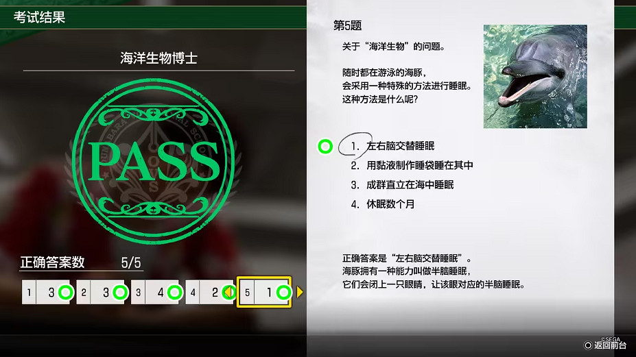 《人中之龍8》大海原考核答案一覽 《人中之龍8》大海原考核答案一覽