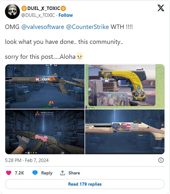 《CS2》全新貼紙系統被玩壞！各種地獄梗大量出現中