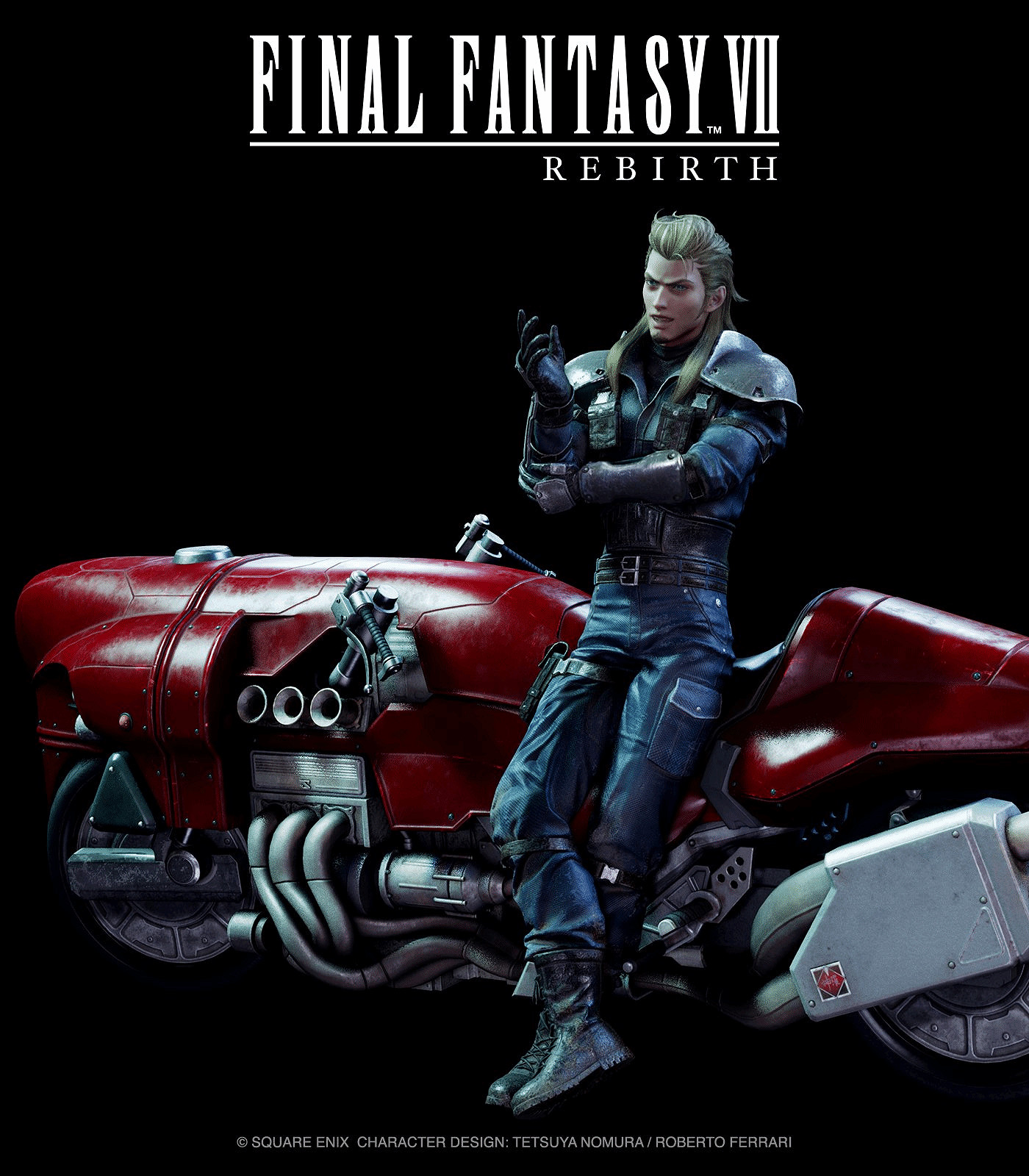 《最終幻想7RE》曝海量角色立繪 紅髮美女一臉嬌羞！