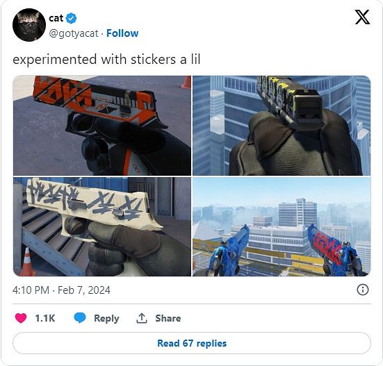 《CS2》全新貼紙系統被玩壞！各種地獄梗大量出現中