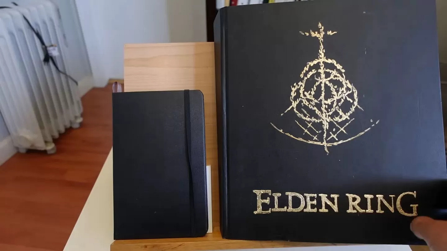 粉絲仿《大鏢客2》亞瑟日記手工繪製《艾爾登法環》日記 粉絲仿《大鏢客2》亞瑟日記手工繪製《艾爾登法環》日記