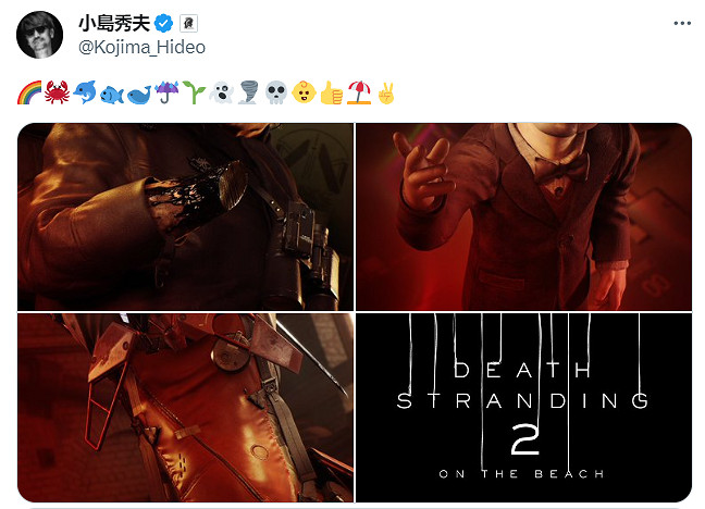 小島秀夫曬出《死亡擱淺2》手機壁紙：角色細節滿滿！