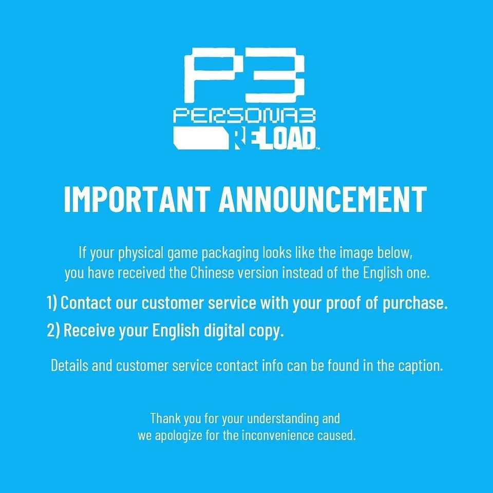 全世界都在說中國話！東南亞英文版《P3R》竟是中文