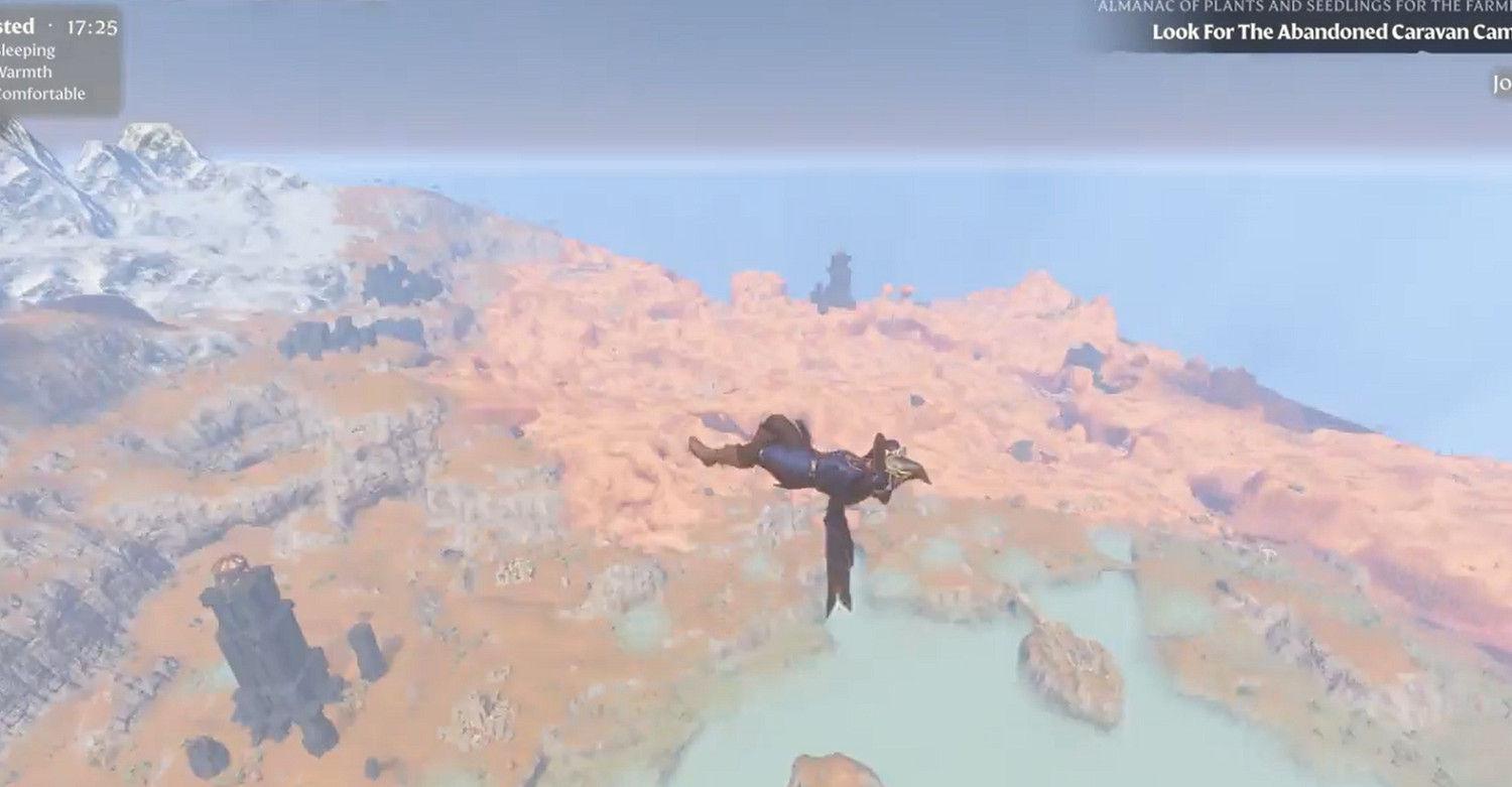 《霧鎖王國》跑圖還在用滑翔翼嗎？試試看睡一覺吧