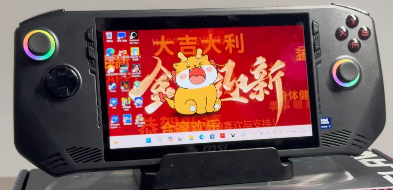 微星掌機Claw對比華碩Ally：功耗更高但性能反而更低了