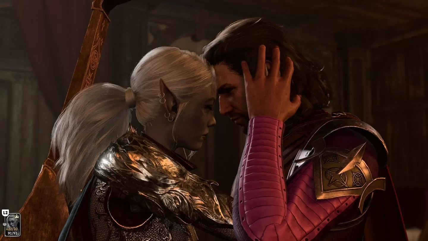 《柏德之門3》大型更新6發布：新增大量親親動作～