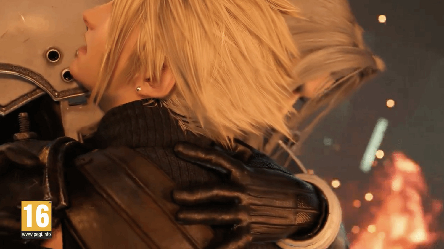 《FF7重生》新片段 薩菲羅斯、克勞德相擁"親密耳語" 《FF7重生》新片段 薩菲羅斯、克勞德相擁"親密耳語"