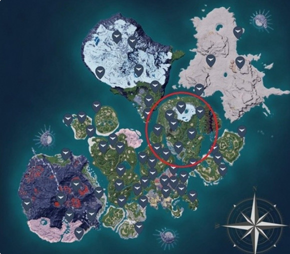 《幻獸帕魯》石炭礦採集點位置介紹