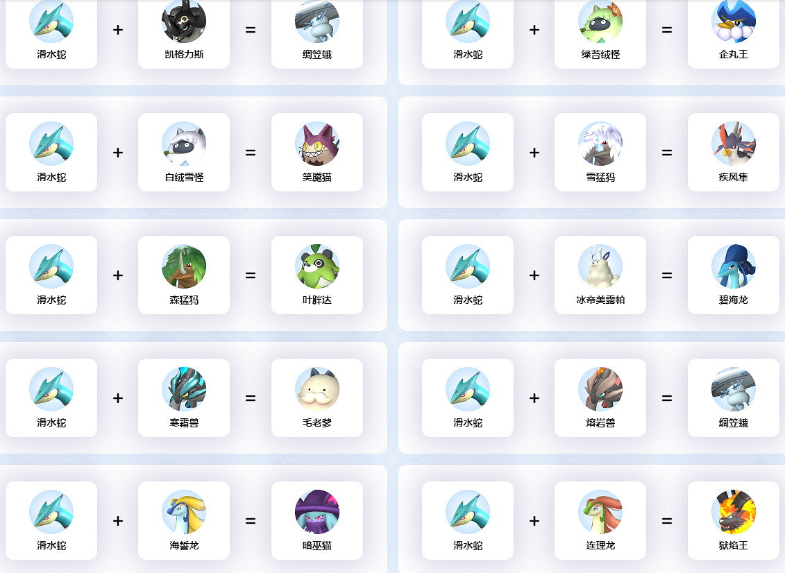 《幻獸帕魯》滑水蛇配對介紹 《幻獸帕魯》滑水蛇配對介紹