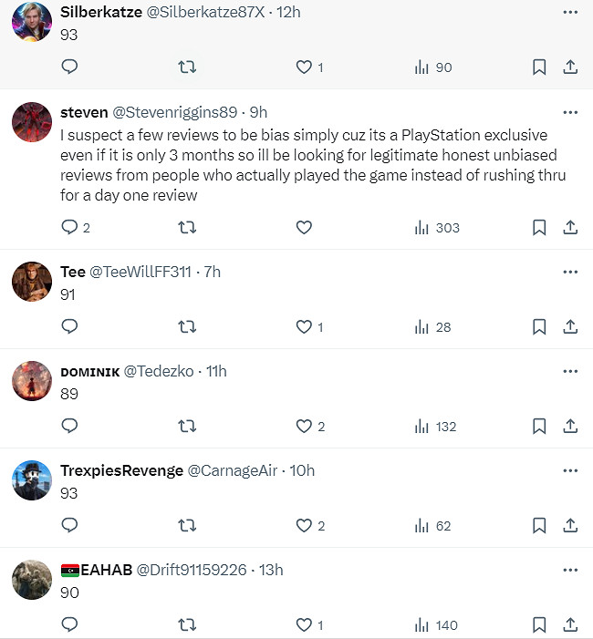 M站發起《FF7重生》分數預測 多數玩家猜測為90以上