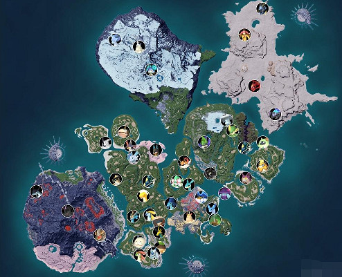 《幻獸帕魯》Boss分布圖一覽