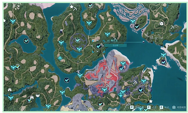 《幻獸帕魯》Boss分布圖一覽