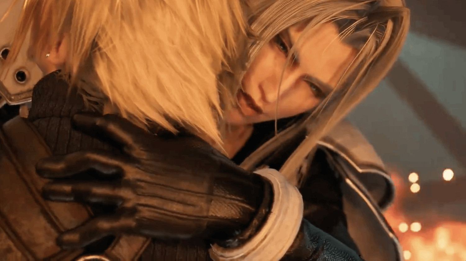 《FF7重生》新片段 薩菲羅斯、克勞德相擁"親密耳語" 《FF7重生》新片段 薩菲羅斯、克勞德相擁"親密耳語"