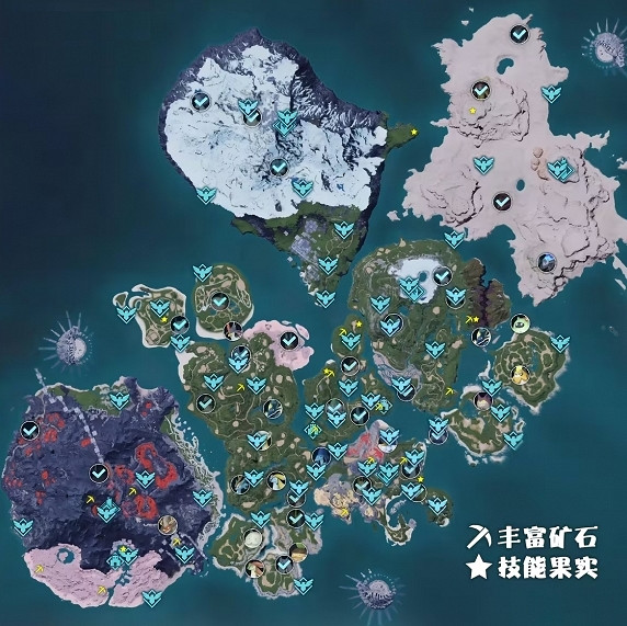 《幻獸帕魯》地圖總覽介紹