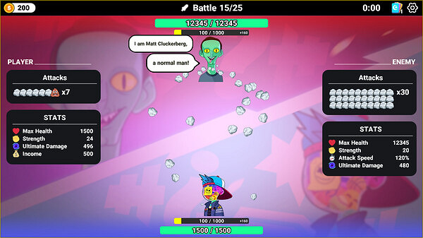 嘴炮即正義 卡牌肉鴿《超級鍵盤俠》現上線Steam頁面