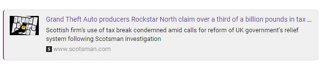 這麽賺錢還減稅?曝GTA工作室得到3.6億英鎊的稅收減免 這麽賺錢還減稅?曝GTA工作室得到3.6億英鎊的稅收減免