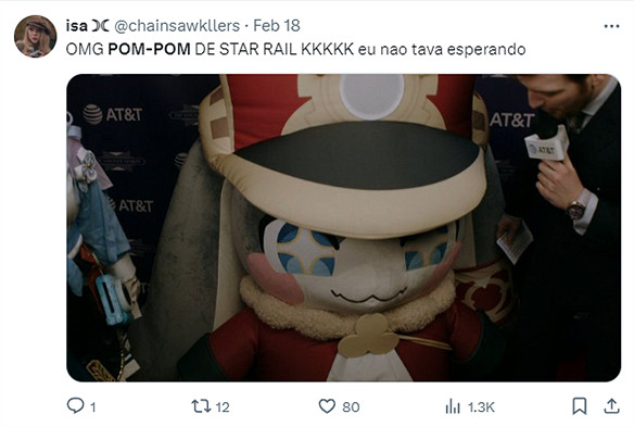 《崩壞:星穹鐵道》登上主播大獎現場,帕姆成嘉賓 《崩壞:星穹鐵道》登上主播大獎現場,帕姆成嘉賓